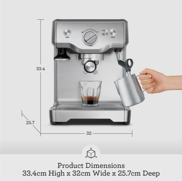 kitchenter the Duo-Temp Pro Espresso Machine, Coffee Machine with Milk Frother - Image 2