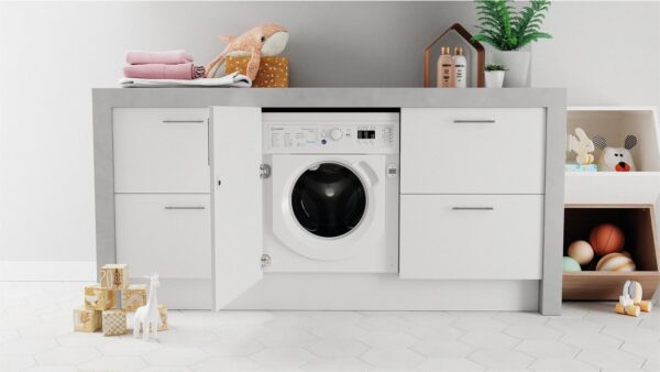 Kitchenter BIWDIL75148 7kg/5kg 1400 Spin BUILT IN Washer Dryer - White - Image 3