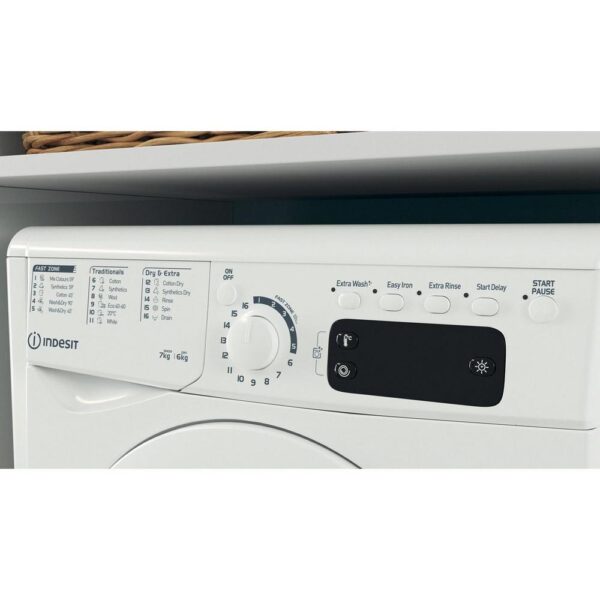 Kitchenter EWDE761483W 7kg/6kg 1400 Spin Washer Dryer - White - Image 4