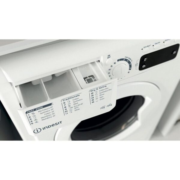 Kitchenter EWDE761483W 7kg/6kg 1400 Spin Washer Dryer - White - Image 2