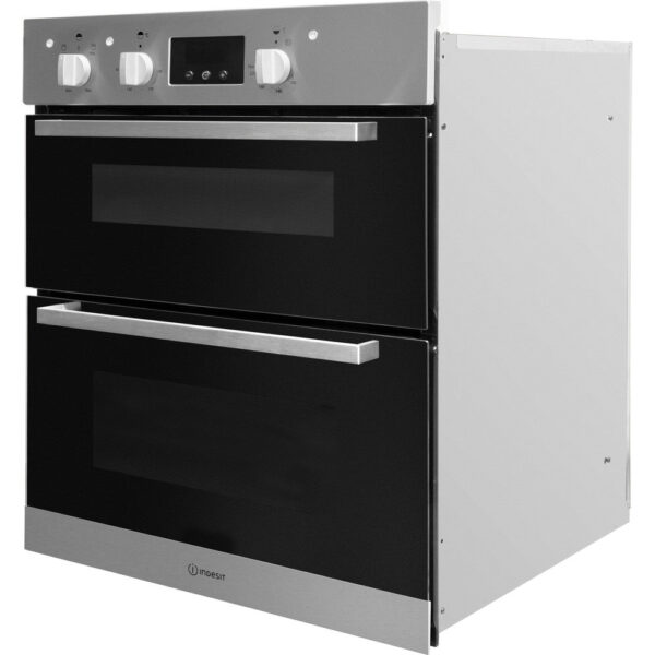 Kitchenter Aria IDU6340IX Electric Built-under Oven in Stainless Steel and Black - Image 2