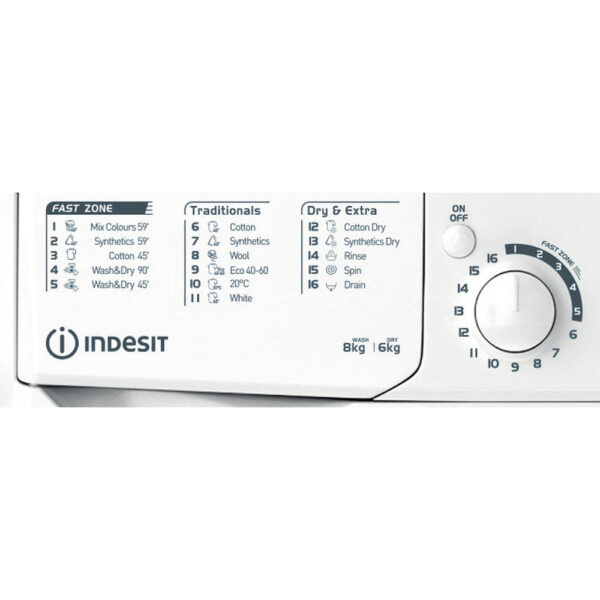 Kitchenter EWDE861483W UK 8kg Washer Dryer - White (Copy) - Image 3